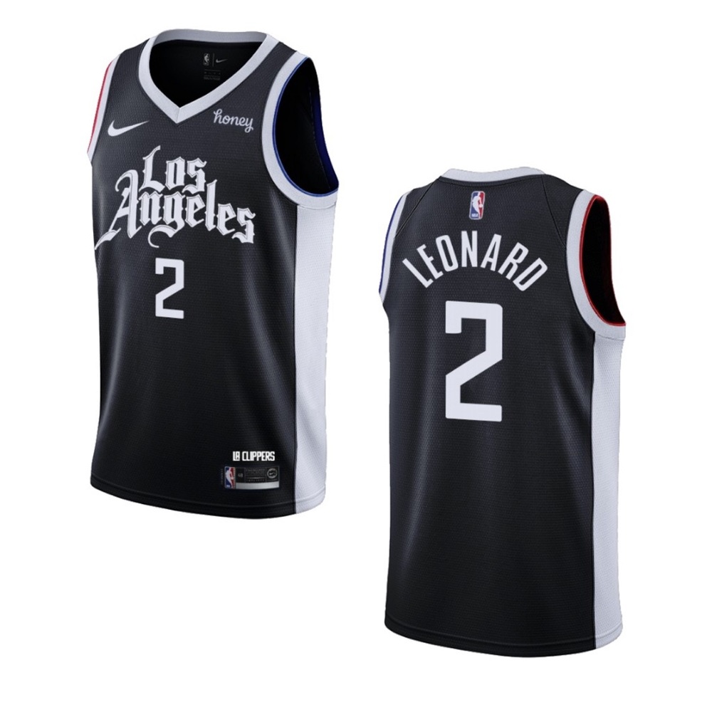 Clippers Kawhi Leonard City Edition Swingman Jersey Black